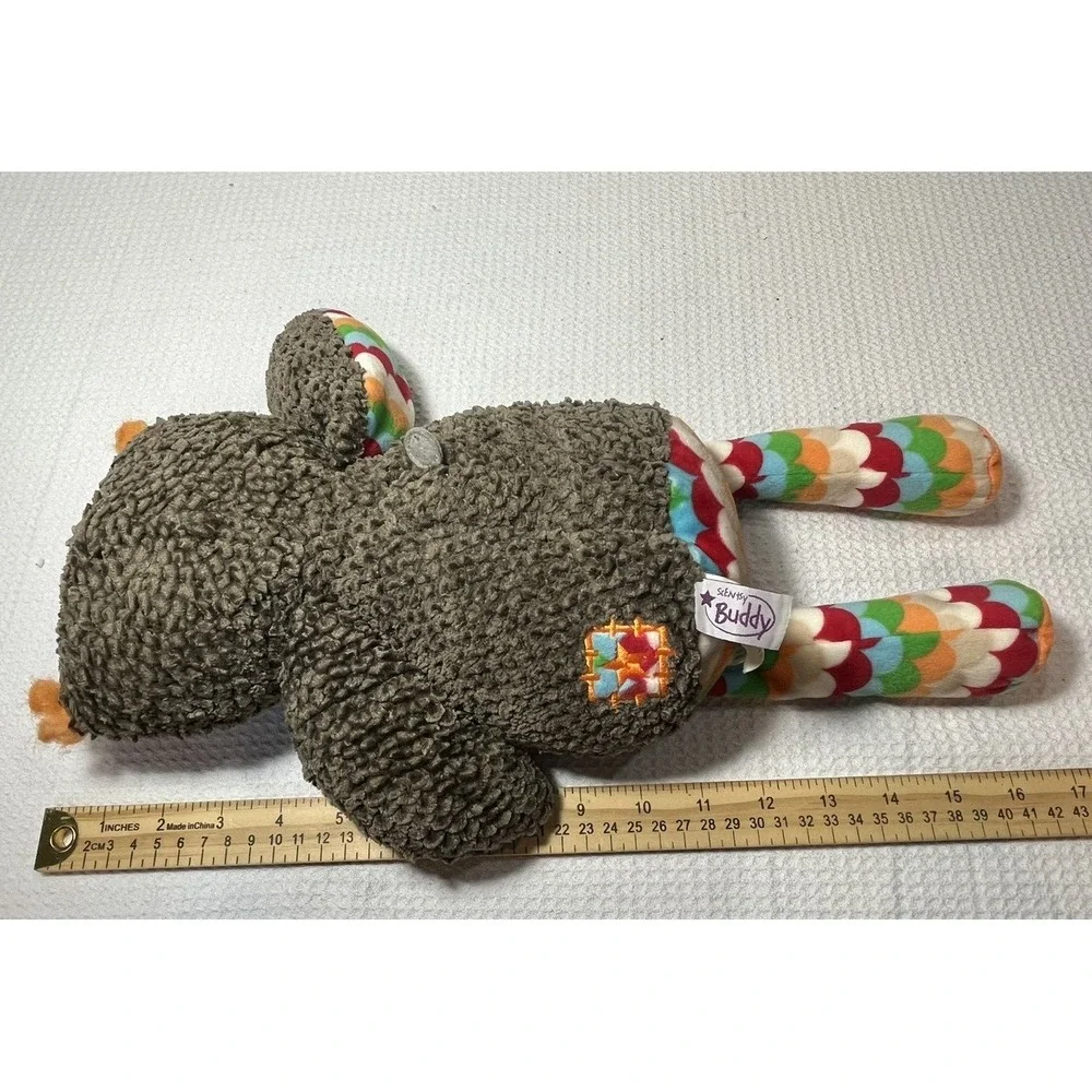 Scentsy Buddies Plush Olympia Owl brown colorful stripes no scent pack